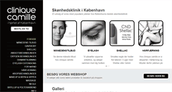 Desktop Screenshot of cliniquecamille.dk